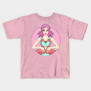 Flamingo Girl Kids T-Shirt